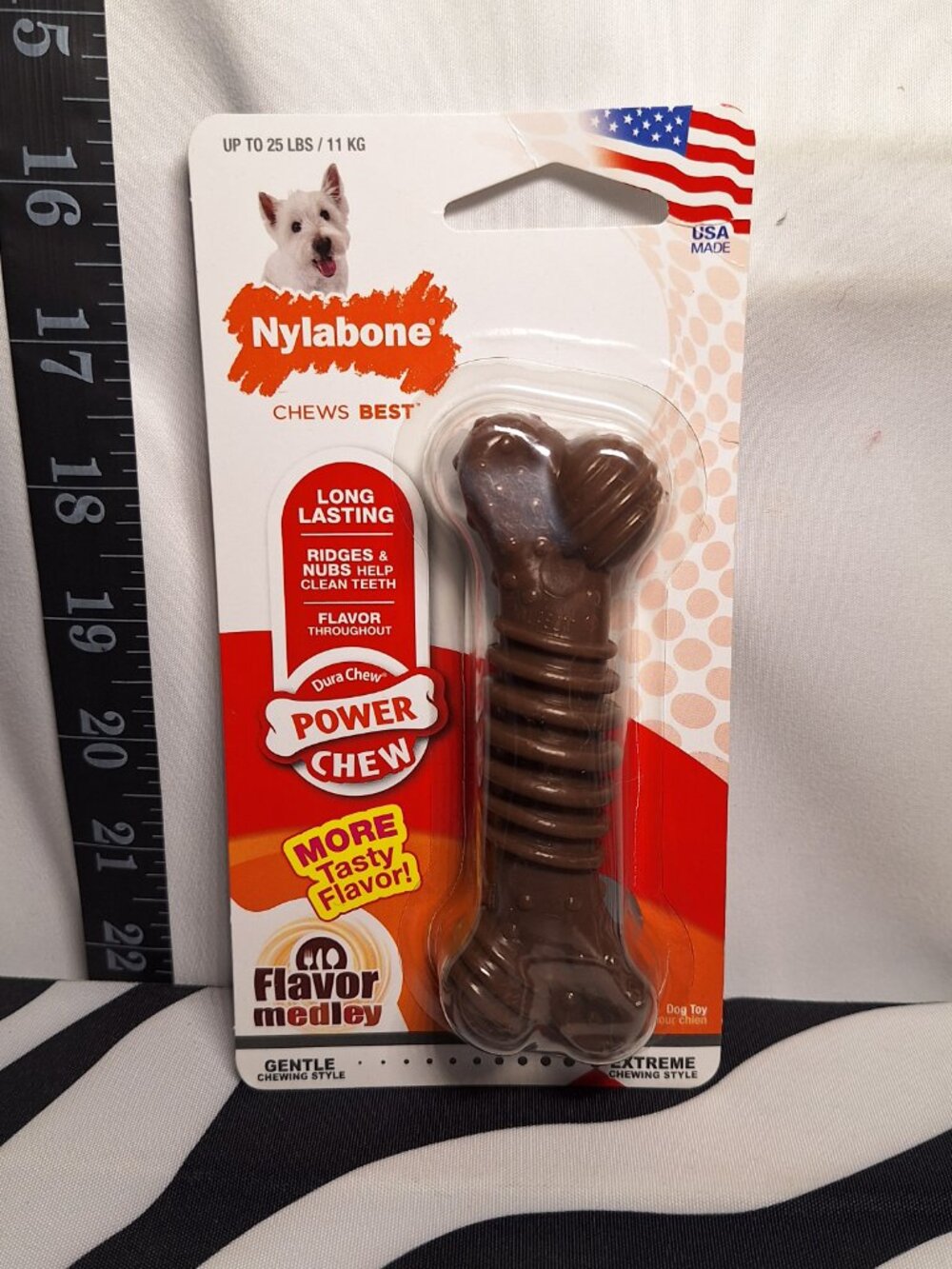 NWT Nylabone Dog Puppy & Power Chew Dog Toys -  2 Pack - Picture 4 of 5